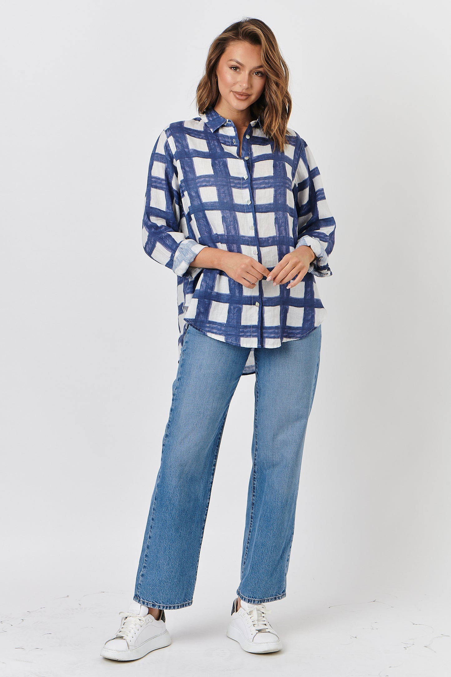 ENV/B-027 Damier Chambray