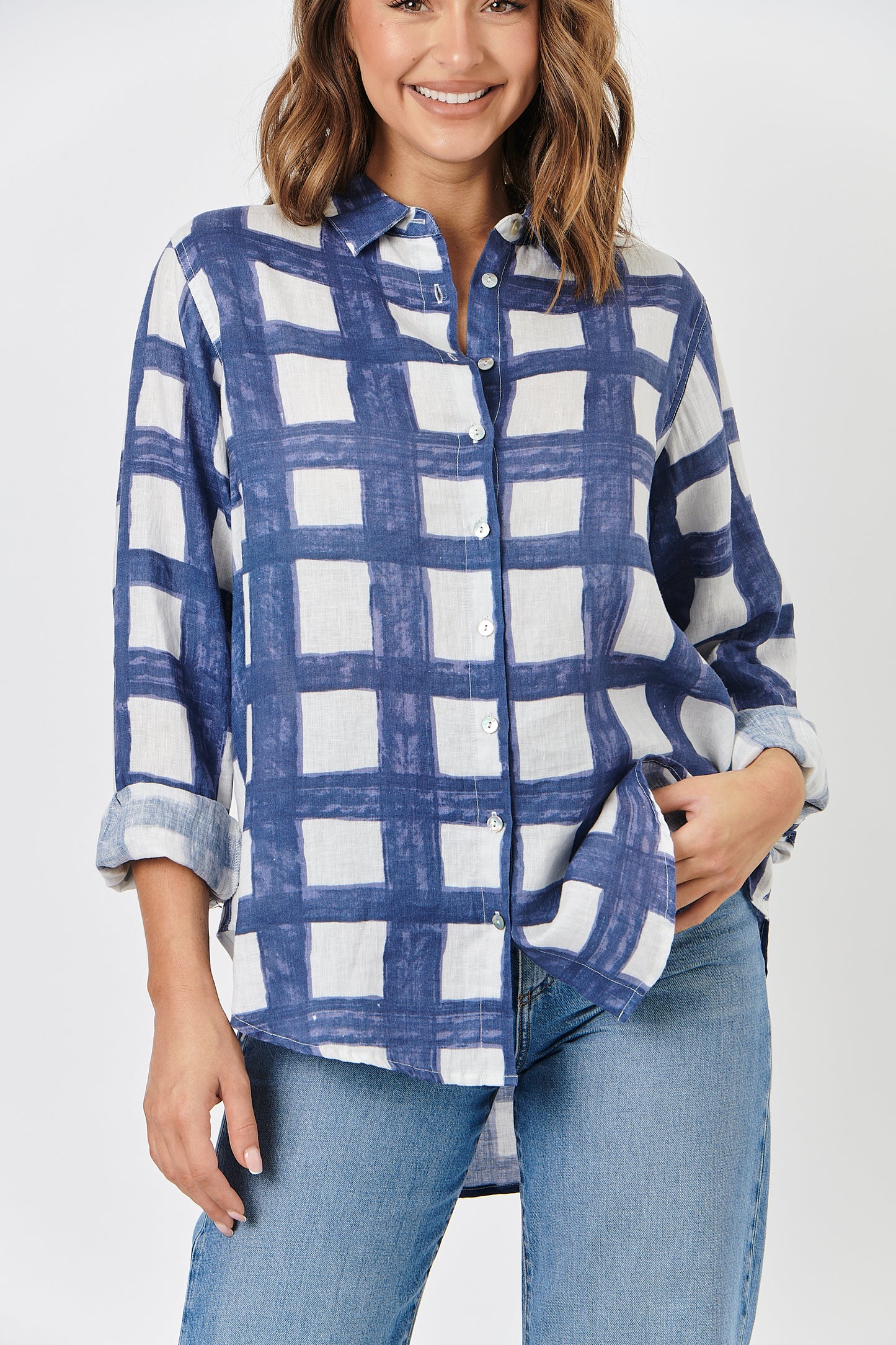ENV/B-027 Damier Chambray