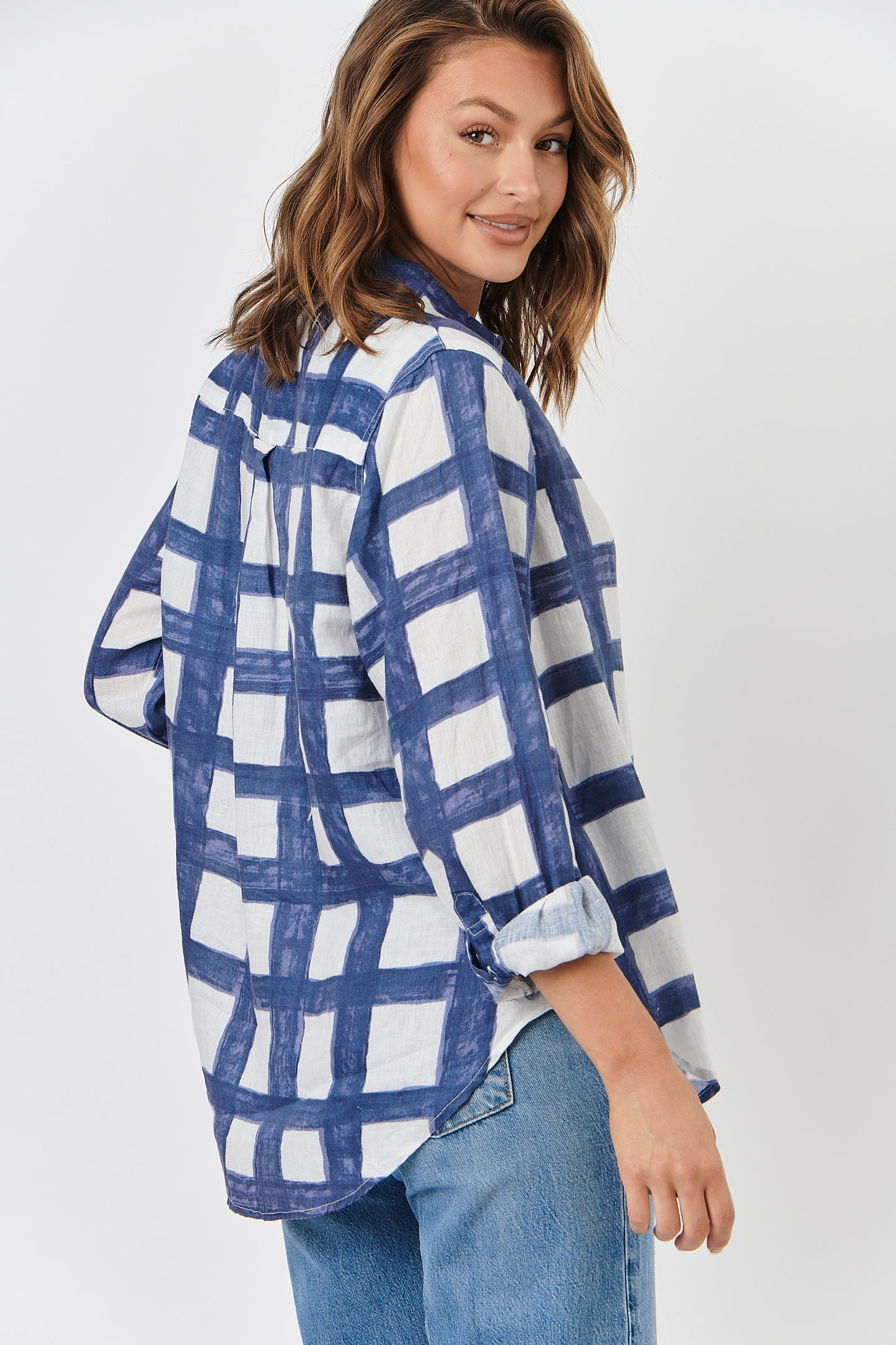 ENV/B-027 Damier Chambray